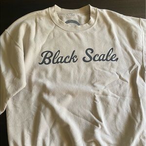 Black Scale crewneck sweatshirt, large.